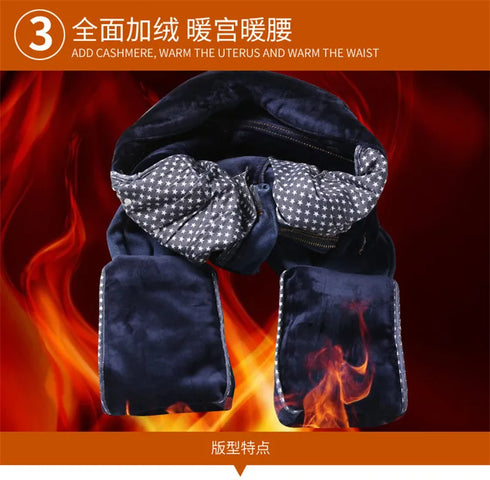 Winter Skinny Stretch Velvet Jeans Pants for Women