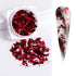Sparkly Chameleon Nail Glitter Flakes - Irregular Gradient Sequins Powder for Gel Polish Nail Manicure Decoration and DIY Charms
