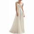Elegant Beach Wedding Dress Plus Size Chiffon Lace Appliques