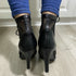 Sexy High Heels Hollow Mesh Sandals for Summer Fashion Comfort Peep Toe Stilettos Jazz Dance Female Shoes Plus Size