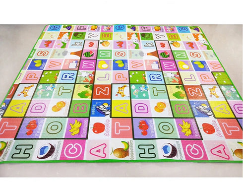 Baby Play Mat Waterproof Soft Floor Playmat Foldable Crawling Carpet Educational Activity Rug