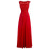 Bridesmaid Dress A Line Chiffon With Applique Beading Backless Floor Length Lace Up Bridal Dress