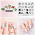 Nature-Inspired Nail Art Stamping Plate Set with Butterfly and Mountain Range Designs for DIY Manicure Enthusiasts