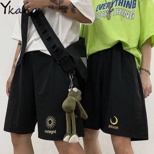 Y2k Pink High Waist Causal Wide Leg Jeans Women Straight Denim Pant