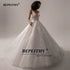 BEPEITHY Customized V Neck Sleeveless Wedding Dresses A Line Bridal Gown