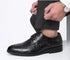 Elegant Handmade Italian Style Retro Leather Oxfords for Men - Perfect Formal Business and Party Footwear in Big Sizes