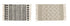 Ethnic Style Woven Linen Cotton Rectangle Rug Mat for Living Room and Bedroom Foot Pad