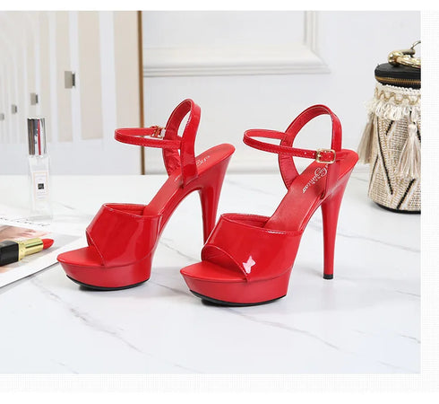 Womens High Heels Sandals 13cm Sexy Stripper Party Pumps