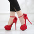 Elegant Peep Toe Platform High Heels Pumps for Women - Stylish Wedding Shoes with Stiletto Heels & Slingback Design Perfect for Brides and Special Occasions