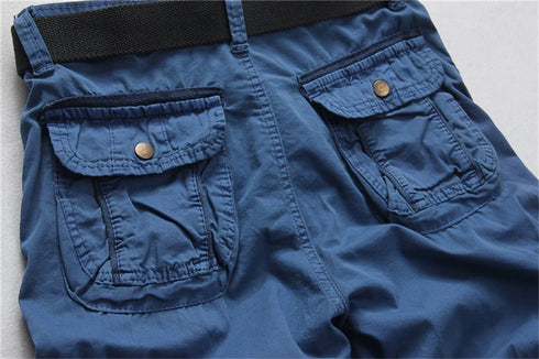 Summer Cargo Shorts Men Cool Camouflage Casual Pants Camo