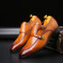 Crocodile Grain Leather Business Shoes for Men - Formal and Casual Wear