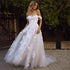 Off the Shoulder African Wedding Dresses Customized Appliques Princess Bohemian Gowns