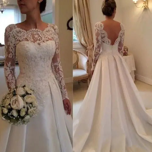 Pregnant Princess Wedding Dress for Brides in Large Size