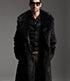 Men's Faux Fur Long Overcoat with Large Lapel for Autumn and Winter Fashion - Thick Turn-Down Collar Jacket for Daily Wear