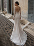 Mermaid Wedding Dresses Customized Illusion Backless Sexy Gowns