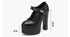 15cm Block High Heels Shoes Thick Platform Women Pumps