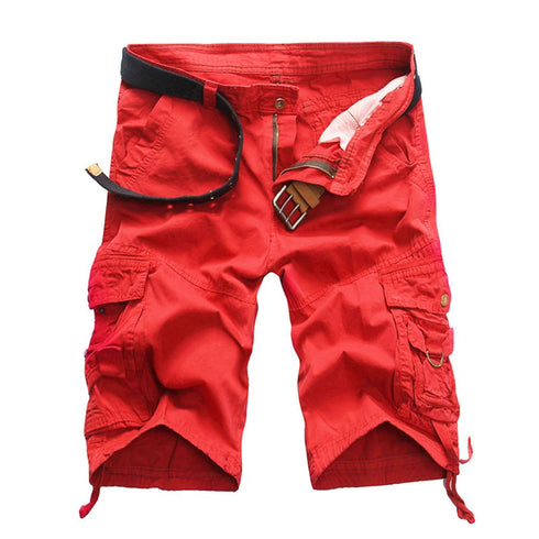 Summer Cargo Shorts Men Cool Camouflage Casual Pants Camo