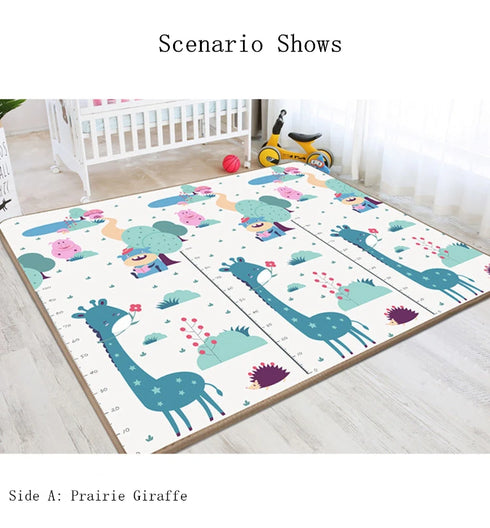Baby Play Mat Waterproof Soft Floor Playmat Foldable Crawling Carpet Educational Activity Rug