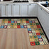 Anti-Slip Geometric Kitchen Mat Area Rugs for Living Room Bathroom and Hallway