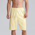 Men Elastic Waist Silk Satin Pajamas Shorts Nightwear Bottoms