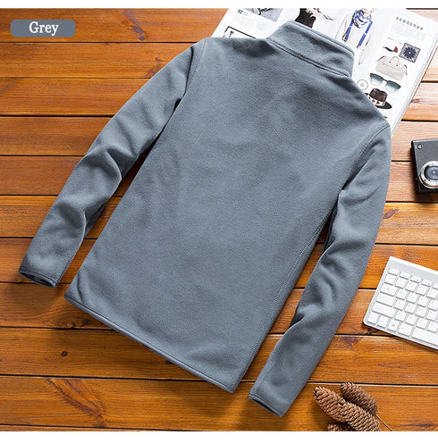 Men's Tactical Fleece Softshell Jacket - Windbreaker for Outdoor Activities, Thermal Casual Coats for Tourism and Mountain Adventures, Perfect for Army Enthusiasts