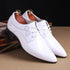 Men's Leather Pointed Toe Oxford Dress Shoes for Weddings and Business
