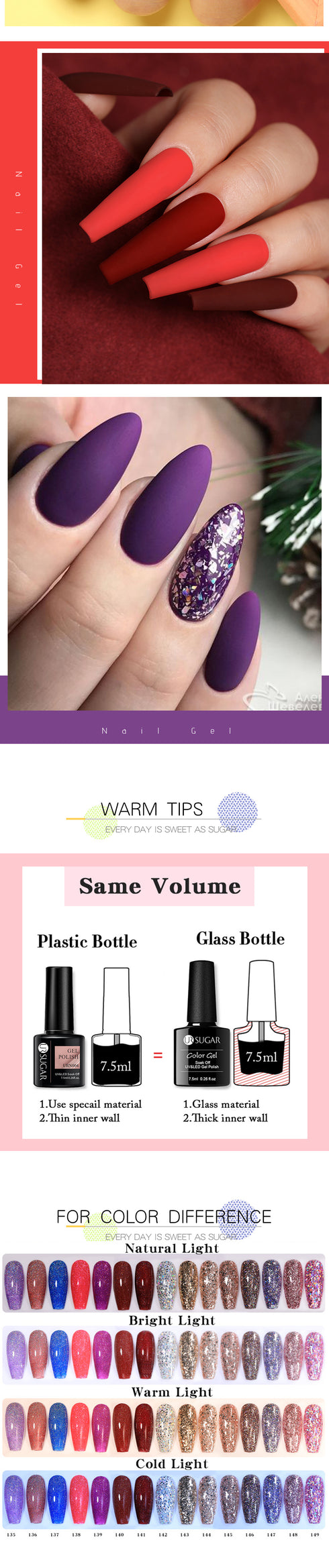 Glittery Gel Nail Polish for Eye-Catching Halloween Nails – 7.5ML Semi-Permanent UV LED Varnish for Stunning Nail Art and Manicure