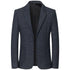 Stylish Men's Plaid Blazers for Spring and Autumn – Smart Casual Formal Suits Jackets with Slim Fit Design and Turn Down Collar for Effortless Outerwear Elegance