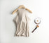 Slim Halter Neck Off-Shoulder Camisole Tops for Women - Stylish Solid Tank Tees with Chest Pad for Comfortable Summer Wear