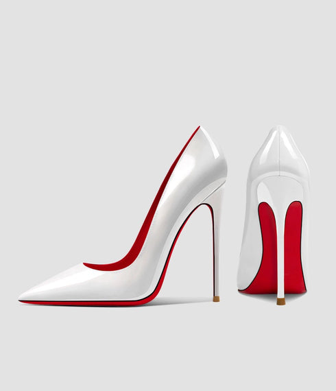 Elegant 12cm Stiletto Heels for Women - Pointed Toe Professional Flats