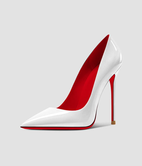 Elegant 12cm Stiletto Heels for Women - Pointed Toe Professional Flats