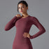 Yoga Shirts for Women Long Sleeve Winter Fitness Running Gym Workout Dry Fit Breathable Sports Top