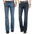 Male Bell Bottom Denim Trousers Slim Black Boot Cut Jeans Casual Business Flares Pants