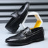Stylish Men's Genuine Leather Pointed Loafers for Summer - Comfortable, Breathable Casual Shoes Perfect for Spring and Autumn Occasions