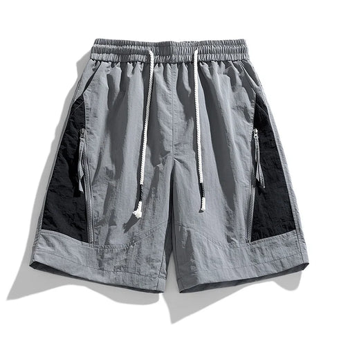 Men's Clothing Summer Elastic High Waisted Casual Knee Pants Shorts