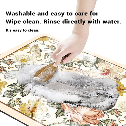 Luxury Bath Mats Anti Slip Shower Foot Mat Super Absorbent Quick Dry Floor Mat Toilet Rug