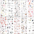 Elegant Chinese Character Nail Art Foils - 10pcs Crane, Bamboo, Gold Fish, and Flower Slider Stickers for Stunning Gel Polish Nail Decoration, Marble Nail Designs, BEDXK12