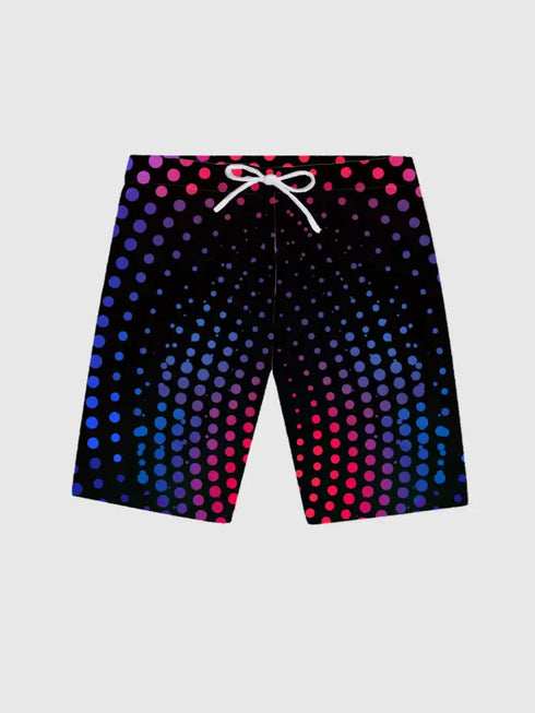 Funny Causal Pattern 3D Print Shorts Swim Trunks Beachwear