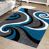 Modern Swirl Design Carpet for Living Room Luxury Home Decor Large Area Rugs Bedrooms Children's Play Mat