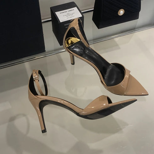 Pointed Toe Ankle Strap Gladiator Heels For Women Sandal