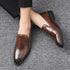 Business Formal Slip-On Leather Shoes for Men Dress Fashion Oxford Moccasins