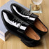 Men Patent Leather Casual Loafers Slip On Shoes for Business and Party