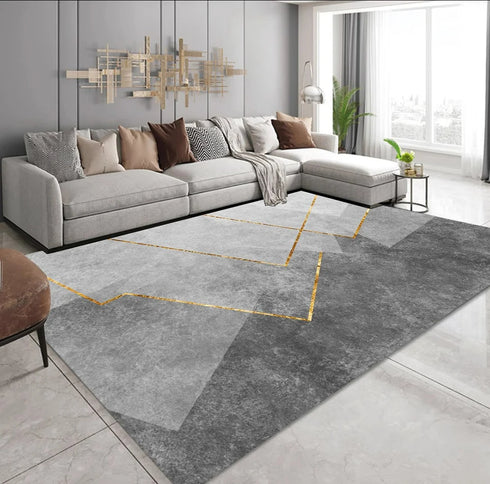 Nordic Luxury Crystal Fleece Large Living Room Carpet Rug for Home Decor