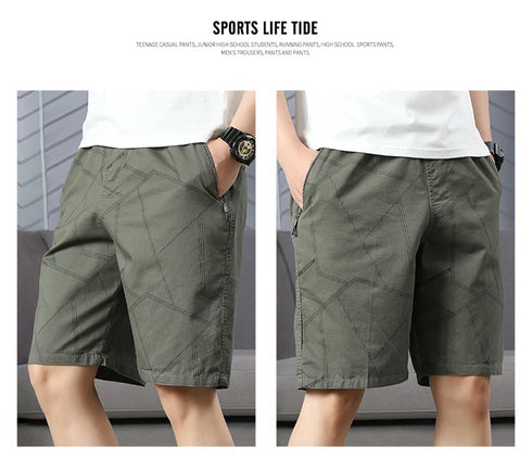 Men's Casual Shorts Summer Thin Section Trendy Loose Trousers