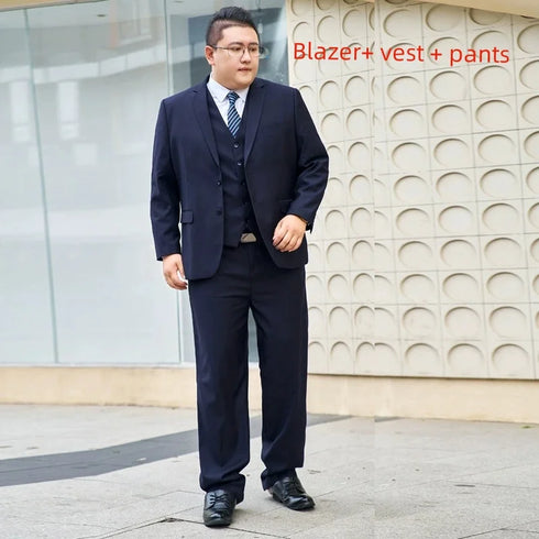 Men's Formal Suit Blazer and Pants Set for Weddings and Office Wear