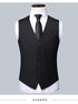 Elegant Men's 3-Piece Suit Set - Blazer, Waistcoat & Trousers for Business, Weddings, and Job Interviews - Slim Fit Smart Casual Attire for Every Season