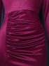 Long Dress Women Party Pleated Bandage Elegant Evening Maxi Dresses