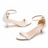Elegant Beaded Open-Toe Sandals with Thin Heels for Weddings and Parties