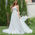 Elegant Lace Wedding Dresses for Women Luxury Sleeveless Deep V-Neck Bridal Gowns Sweetheart Wedding Gown