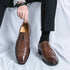 Stylish Brogue Lace-Up Business Formal Shoes for Men – Perfect for Office, Banquet, and Outdoor Parties in Sizes 38-48